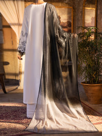 White Dyed Lawn Unstitched 3 Piece - ALP-3PS-2722