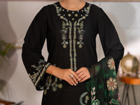 Black Lawn Unstitched 3PC - ALP-3PS-2731