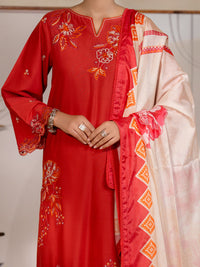 Pink Lawn Unstitched 3PC - ALP-3PS-2741