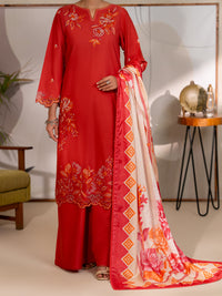 Pink Lawn Unstitched 3PC - ALP-3PS-2741