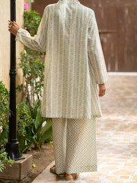 Grey Lawn Co-Ord Set - ALP-2PS-SLKS-2774
