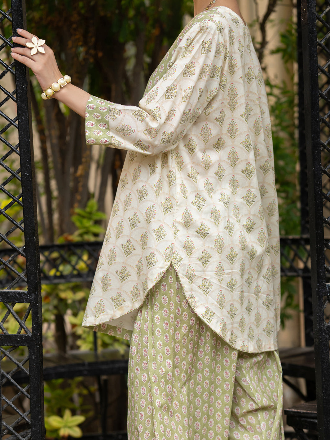 Lemon Lawn Co-Ord Set - ALP-2PS-SLKS-2775