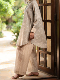 Beige Lawn Co-Ord Set - ALP-2PS-SLKS-2778