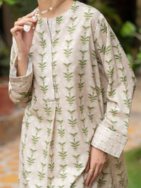 Pistachio Green Lawn Co-Ord Set - ALP-2PS-SLKS-2780