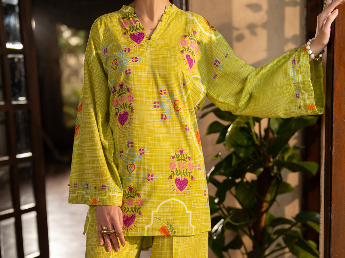 Green Lawn Stitched 2Pc - ALP-2PS-LKS-2823