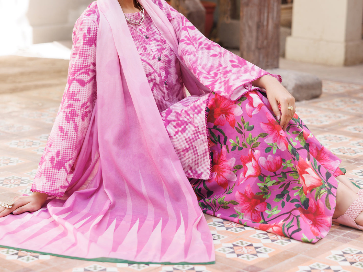 Purple Lawn Stitched 3Pc - ALP-3PS-2816