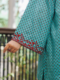 Green Lawn 3Pc Stitched - ALP-3PS-2572