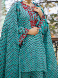 Green Lawn 3Pc Stitched - ALP-3PS-2572