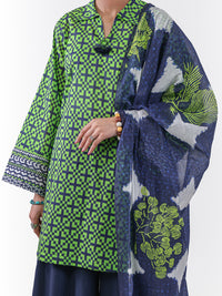 Green Lawn 2Pc Unstitched - ALP-2PS-LKD-2468