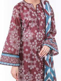 Brown Lawn 2Pc Unstitched - ALP-2PS-LKD-2469
