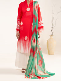 Pink Lawn Stitched 2Pc - ALP-2PS-LKD-2477
