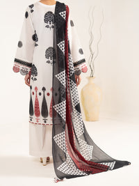 White Lawn Stitched 2Pc - ALP-2PS-LKD-2478