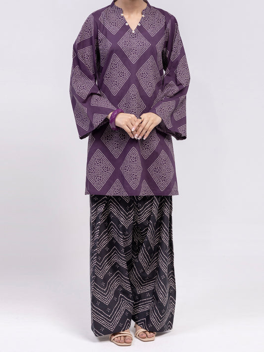 Plum Lawn 2Pc Unstitched - ALP-2PS-LKS-2499