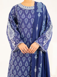 Blue Lawn Stitched 2Pc - ALP-2PS-LKS-2335A