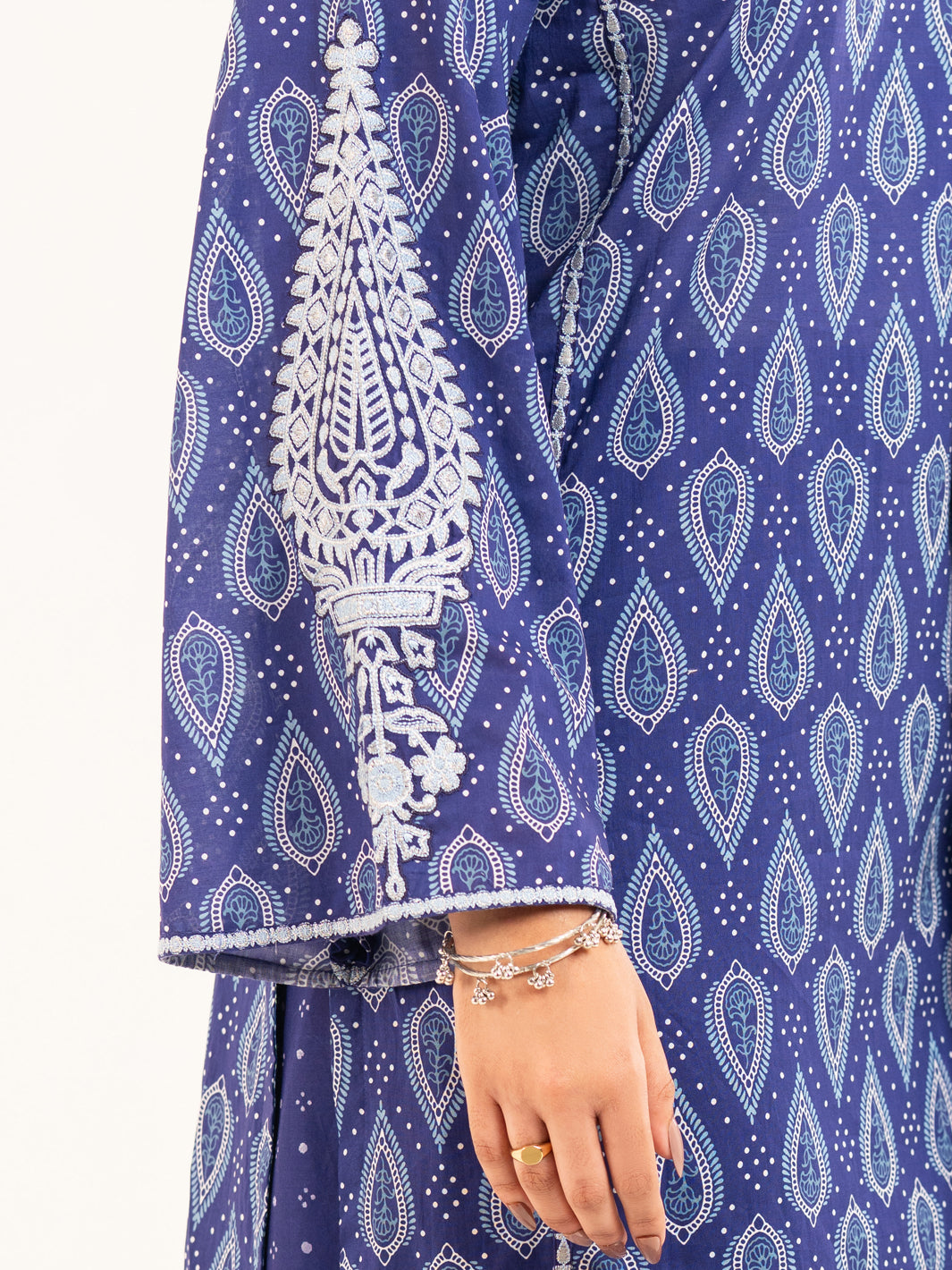 Blue Lawn Stitched 2Pc - ALP-2PS-LKS-2335A