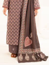 Brown Dobby Stole - ALP-ST-2337A