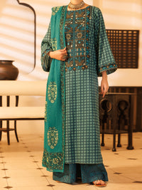 Teal Lawn Stitched 2Pc - ALP-2PS-LKS-2337B