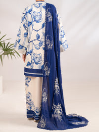 Blue Poly-Lawn 2Pc Stitched - ALP-LKS-2338