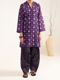 Purple Lawn 2Pc Stitched - ALP-2PS-LKS-2480