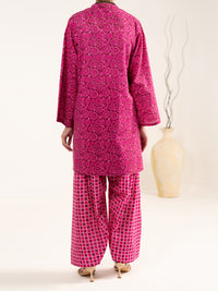 Fuchsia Lawn 2Pc Stitched - ALP-2PS-LKS-2481