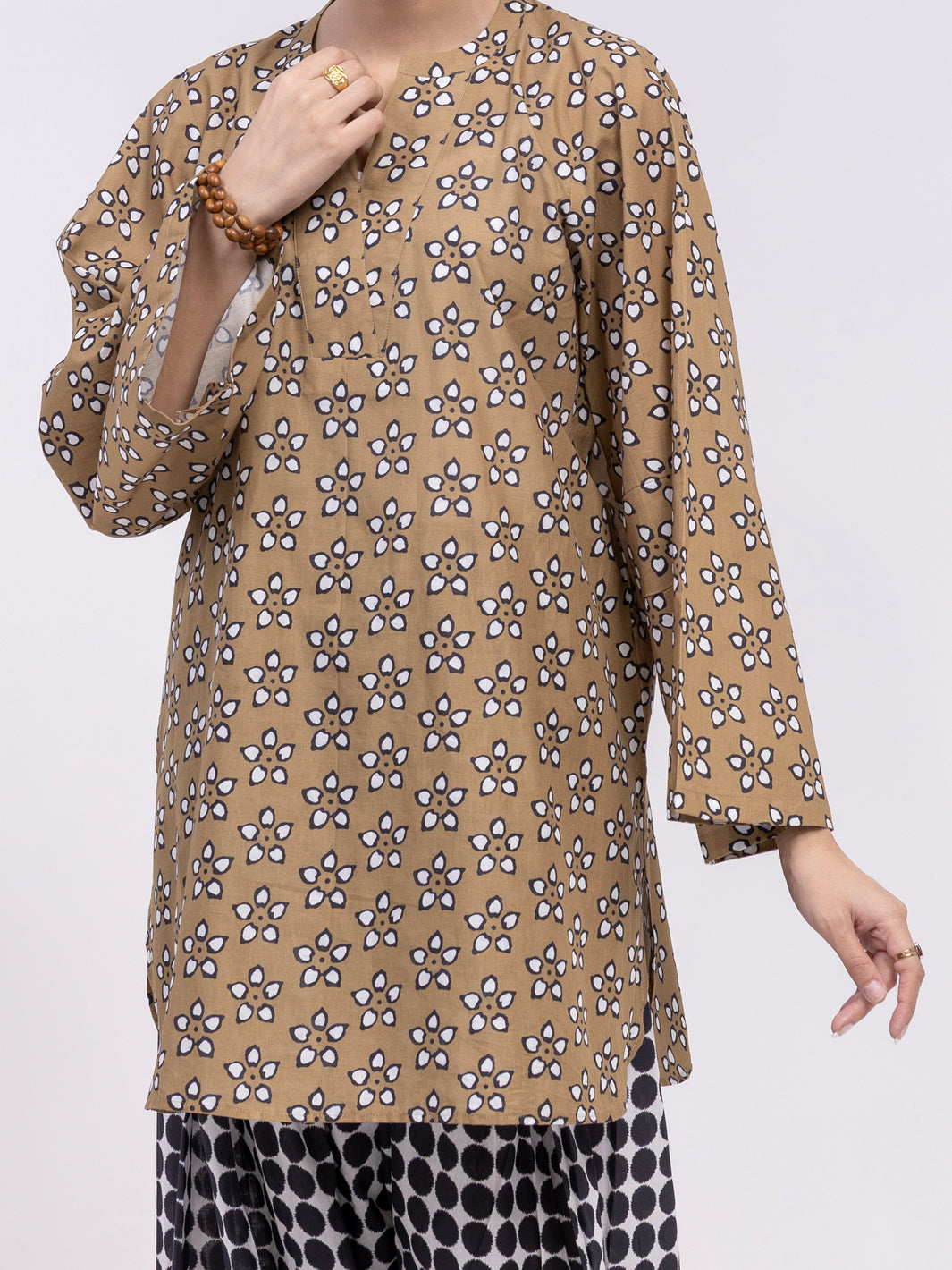 Mustard Lawn 2Pc Stitched - ALP-2PS-LKS-2482