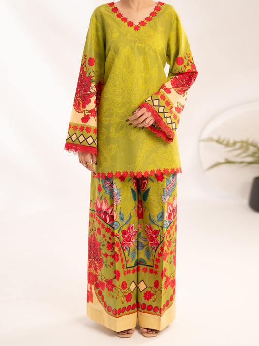 Green Lawn 2Pc Stitched - ALP-2PS-LKS-2486