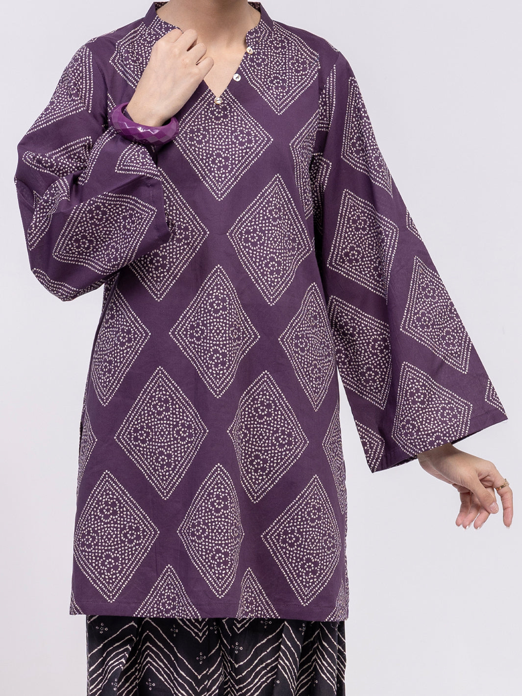 Plum Lawn 2Pc Unstitched - ALP-2PS-LKS-2499