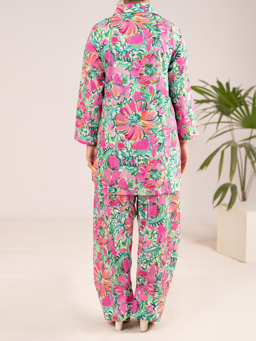Pink Lawn Co-Ord Set - ALP-2PS-LKS-2503