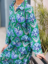 Green Lawn Co-Ord Set - ALP-2PS-LKS-2504