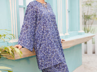Blue Lawn Co-Ord Set - ALP-2PS-SLKS-2511