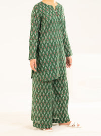 Green Lawn Co-Ord Set - ALP-2PS-SLKS-2513