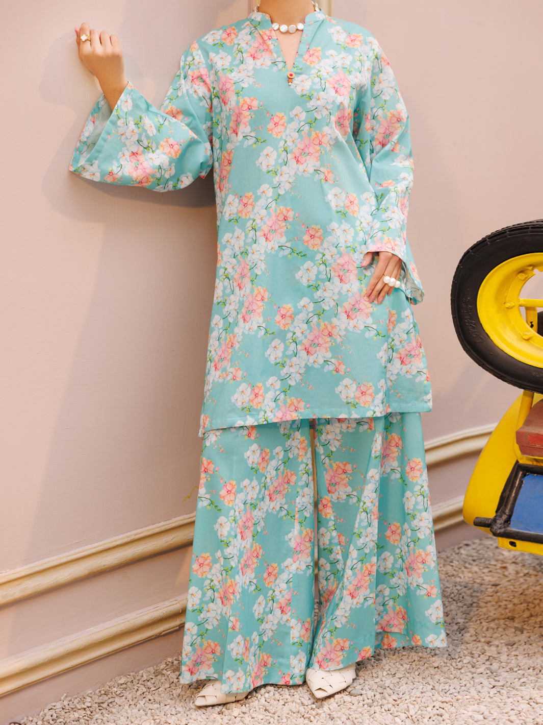 Ferozi Lawn Co-Ord Set - ALP-2PS-SLKS-2516