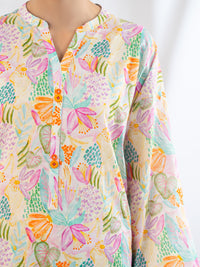 Off White Lawn Stitched 2Pc - ALP-2PS-SLKS-2520