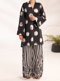 Black Lawn 2Pc Stitched - ALP-2PS-LKS-2526