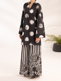 Black Lawn 2Pc Stitched - ALP-2PS-LKS-2526