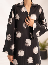 Black Lawn 2Pc Stitched - ALP-2PS-LKS-2526
