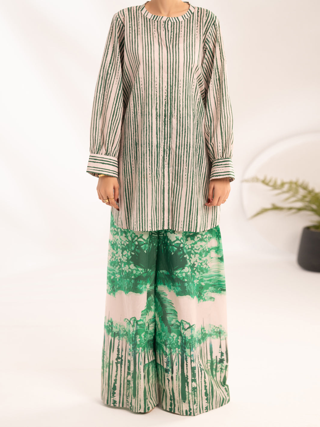 Off White 2Pc Stitched  - Women Stitched 2 Piece | ALMIRAH