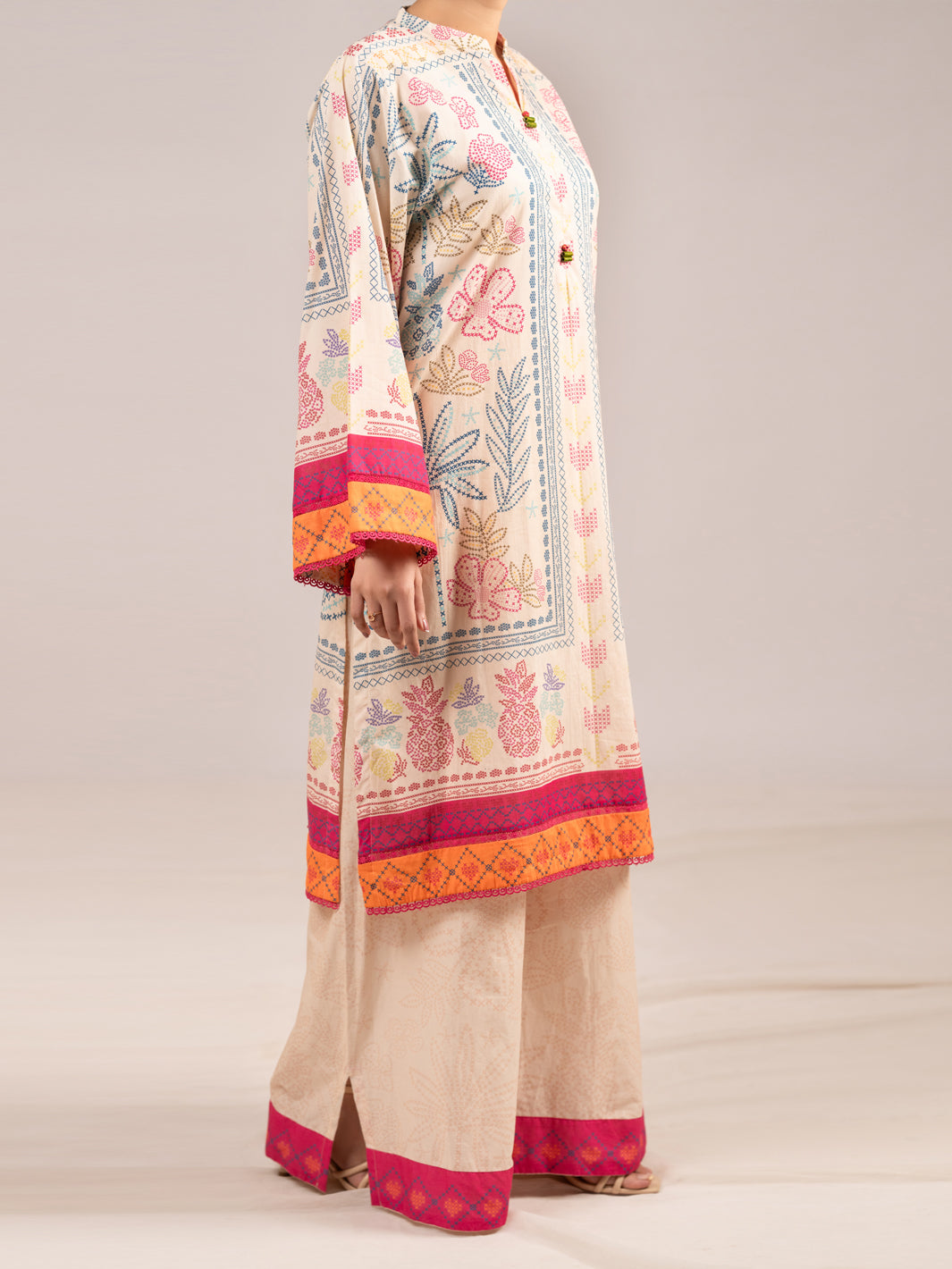 Ivory Lawn 2Pc Stitched - ALP-2PS-LKS-2529