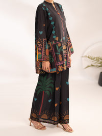 Black Lawn 2Pc Stitched - ALP-2PS-LKS-2530