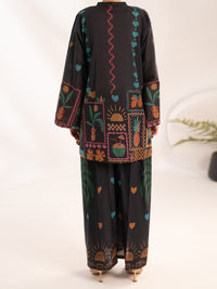 Black Lawn 2Pc Stitched - ALP-2PS-LKS-2530