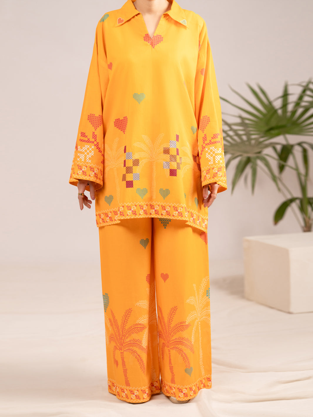 Rust 2Pc Stitched - ALP-LKS-2531