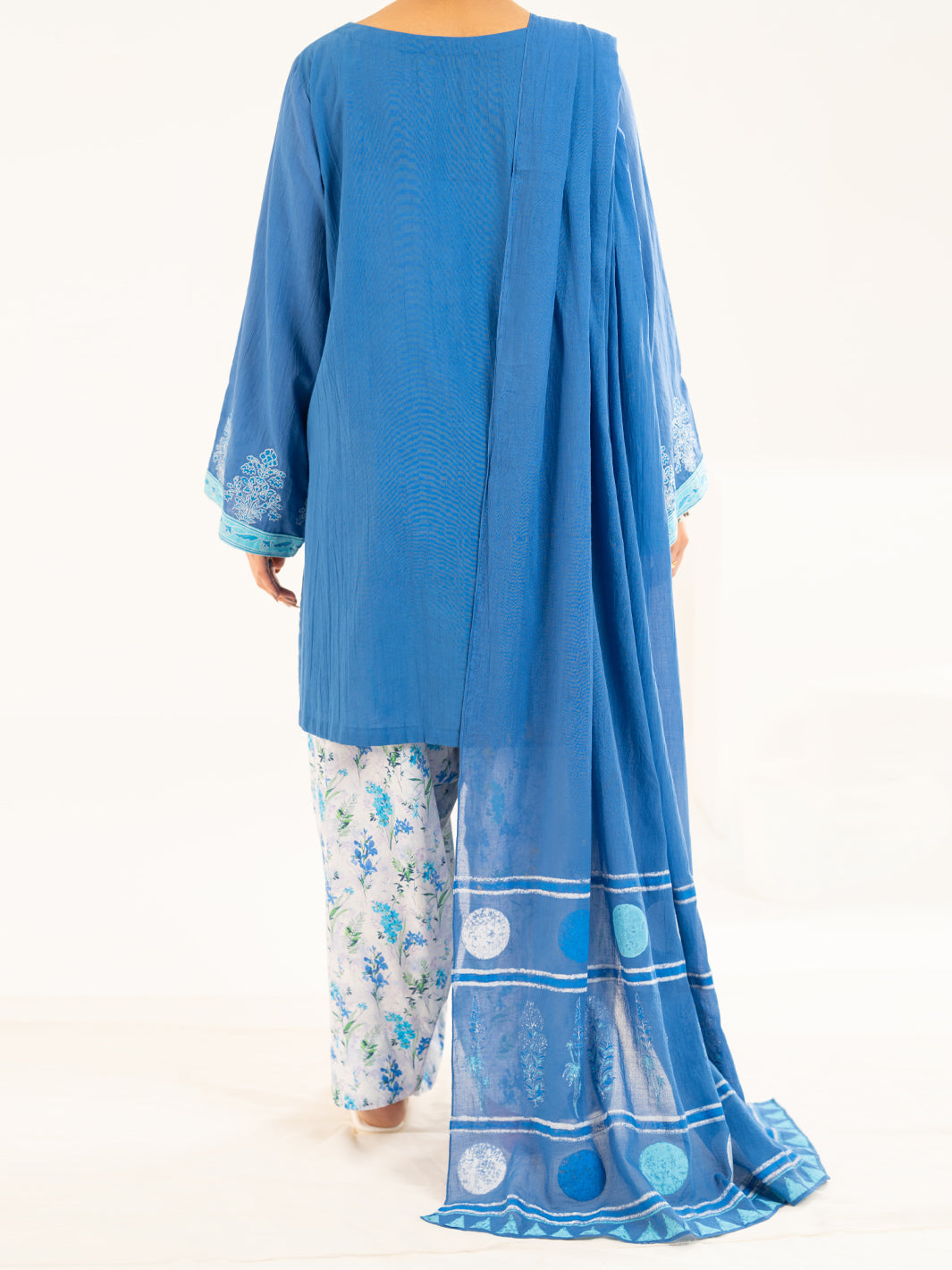 Blue Lawn Stitched 2Pc - ALP-2PS-LKS-2534