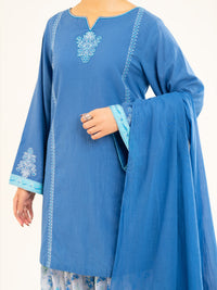 Blue Lawn Stitched 2Pc - ALP-2PS-LKS-2534