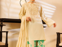 Beige Lawn Stitched 2Pc - ALP-2PS-LKS-2535