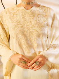 Beige Lawn Stitched 2Pc - ALP-2PS-LKS-2535