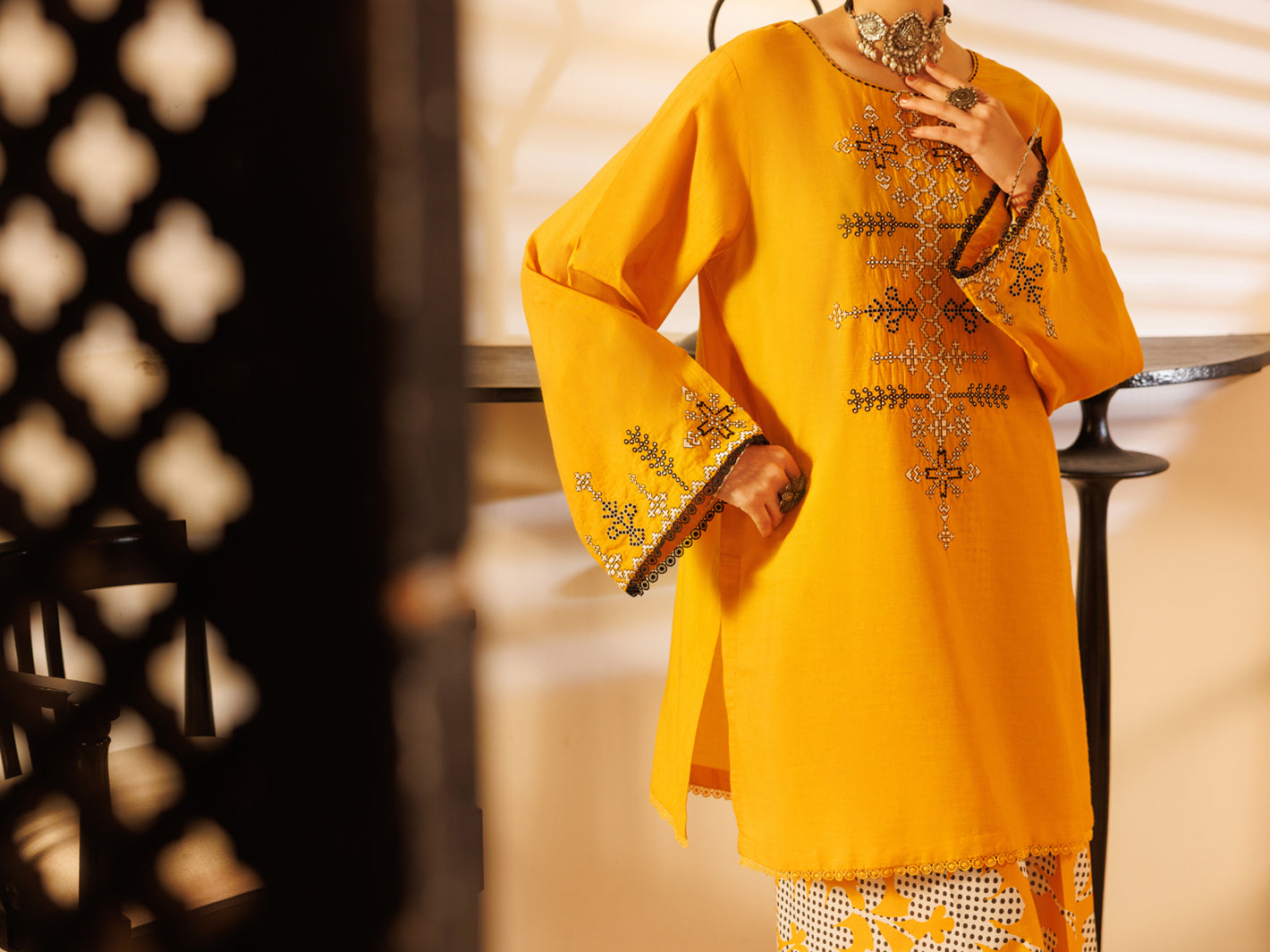 Yellow Lawn Stitched 2Pc - ALP-2PS-LKS-2532