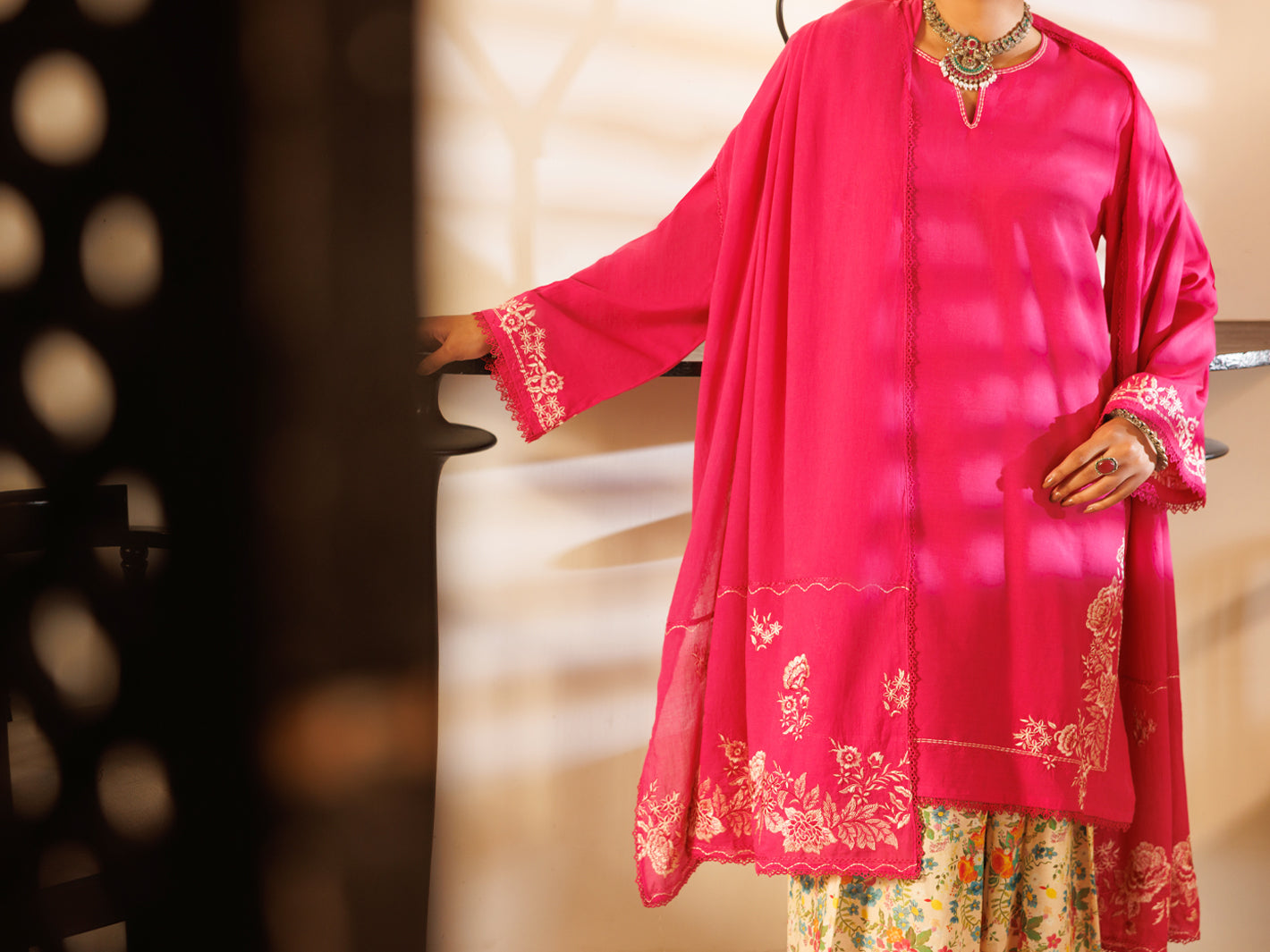 Pink Lawn Stitched 2Pc - ALP-2PS-LKS-2536