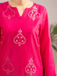 Fuchsia Lawn 2Pc Stitched - ALP-2PS-LKS-2539
