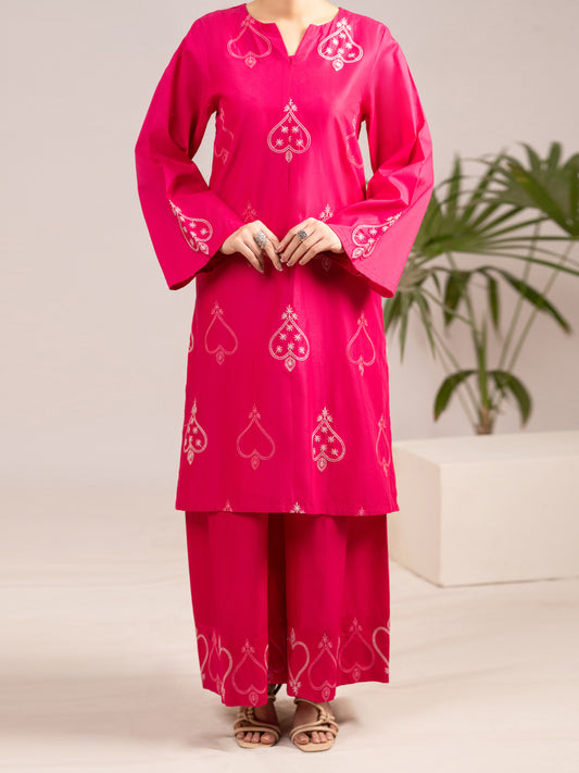 Fuchsia Lawn 2Pc Stitched - ALP-2PS-LKS-2539