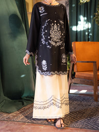 Black Cotton Dobby 2Pc Stitched - ALP-2PS-LKS-2783B